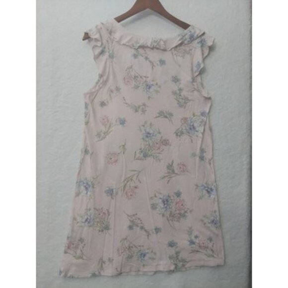 Lauren Ralph Lauren Nightgown Women's Size M Sleepshirt dress Floral Cottage - Picture 6 of 8